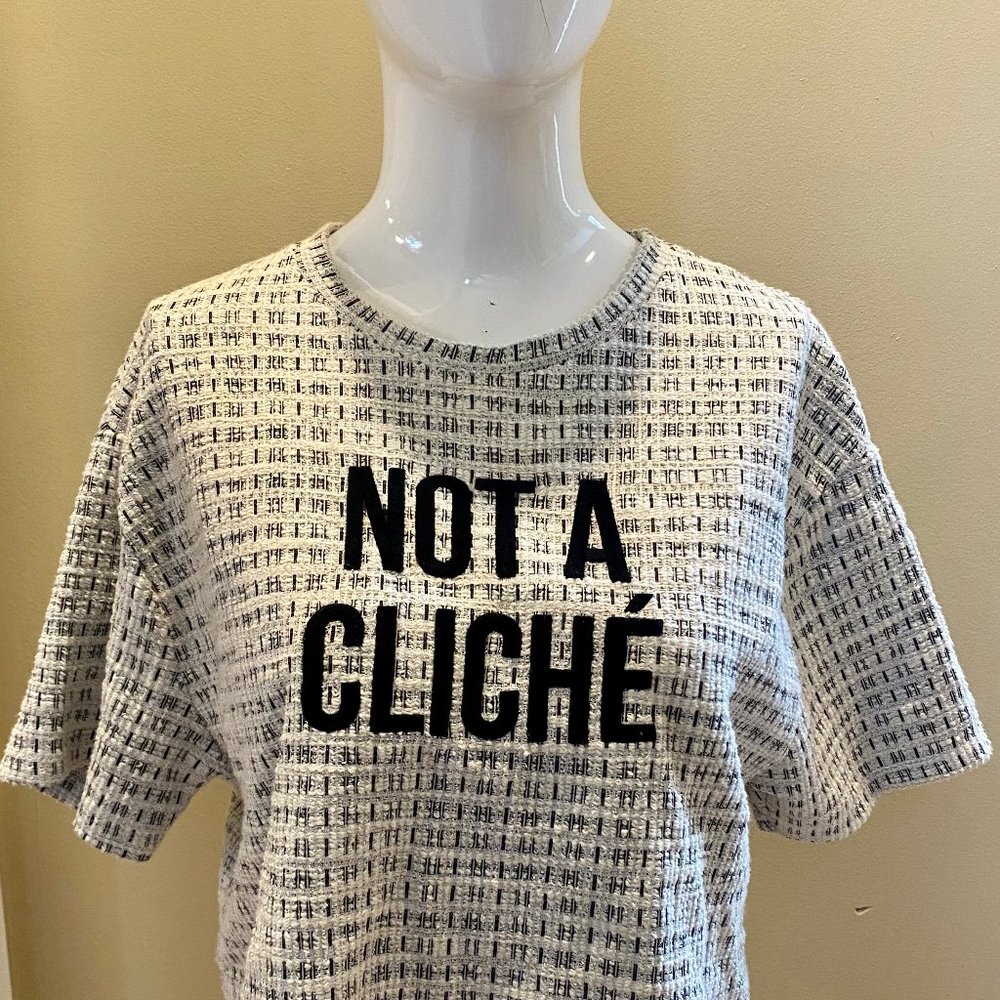 Zara Trafaluc - Tweed Crop Top - Not A Cliché